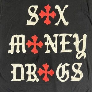 LUCKI “Sex Money Drugs” Tour Tee – Black – Small – Rare Rap Merch